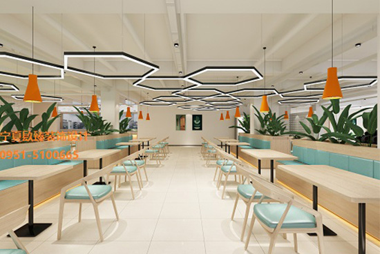 银川城投餐厅设计方案|银川餐厅设计公司推荐